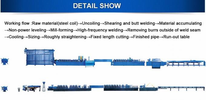 Thuận tiện để cài đặt máy hàn tần số cao Máy làm ống Erw / ống Mill
