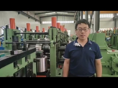 Mỡ tốc độ dây chuyền sản xuất ống thép PLC điều khiển trong nhà ERW Tube Mill 600KW