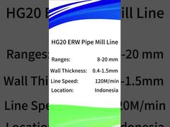 Máy xay ống hàn tần số cao với hệ thống làm mát bằng nước