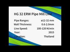 Giới thiệu Máy cán ống thép carbon 500kw 70m/phút cho bạn