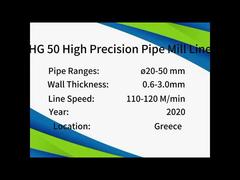 Máy làm ống ERW Ống thép 165mm Tối đa 60m/phút