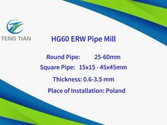 Nhà máy ống hàn tần số cao cho ống thép carbon và thép không gỉ