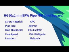 Nhà máy ống hàn tần số cao cho ống vuông