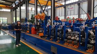 Máy làm ống ERW hoàn toàn tự động bằng kim loại Máy hàn ống Máy nghiền ống