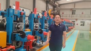 Dây chuyền sản xuất ống thép ERW tần số cao Điều khiển PLC