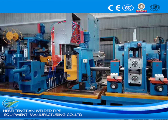 Đường dây sản xuất thép mạ mạ ống chính xác dây chuyền sản xuất ống công nghiệp mạ mạ ống mạ mạ mạ mạ mạ mạ 70m / min Tốc độ chạy