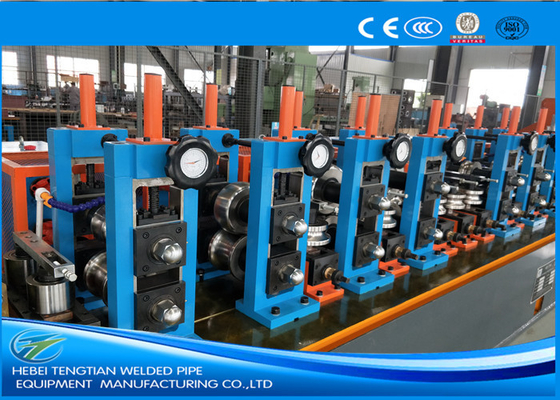 Dòng sản xuất ống ERW được điều chỉnh Dòng sản phẩm tiết kiệm năng lượng Màu xanh HG32
