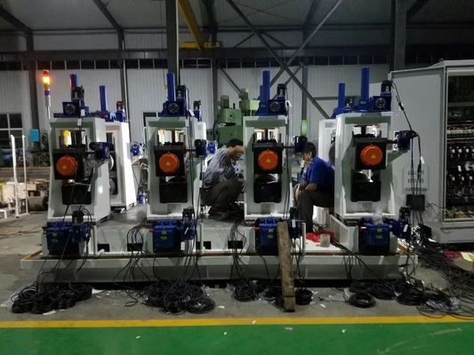 Máy phay ống thép mạ kẽm Máy nghiền ống vuông tốc độ 100m / phút
