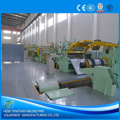 25 Dây Stritting Máy Line, PLC Control Steel Slitting Machine