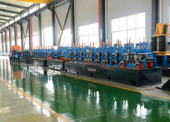PLC điều khiển Carbon Steel Tube Mill Máy làm ống tròn / hình vuông
