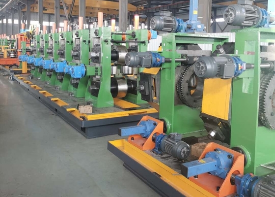 114Mm thay đổi nhanh cuộn cao tần số ống máy thép may thẳng