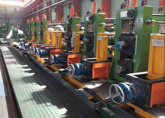 114Mm thay đổi nhanh cuộn cao tần số ống máy thép may thẳng