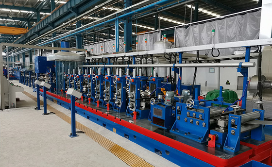 ISO9000 HG60 Roll Forming Tube Mill Máy xay ống kẽm hiệu quả năng lượng