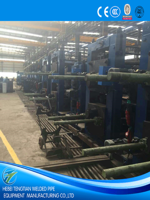 Tần số cao hàn thép hợp kim thấp Erw Tube Mill Line Milling Saw