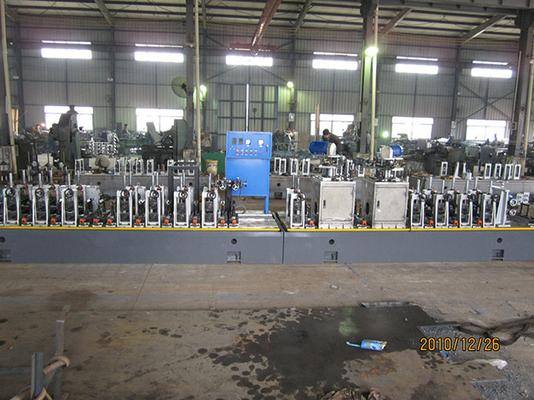 PLC điều khiển ERW hàn ống thép không gỉ máy làm 114mm OD đường kính