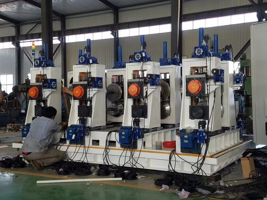 Máy ống Điều khiển điện Độ dày 5.0mm Chứng nhận CE Máy nghiền ống vuông