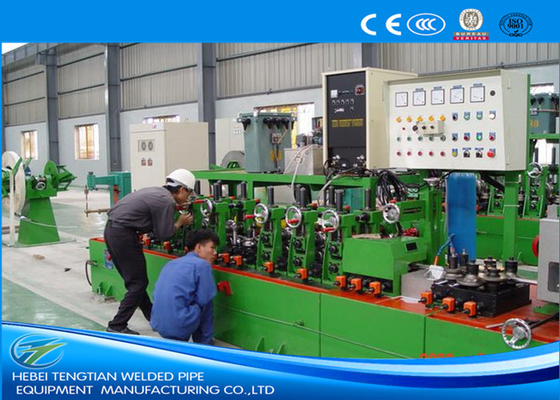 Máy làm ống hình vuông hoàn toàn tự động ủi ống máy động cơ 11KW năng suất cao