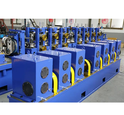 Máy nghiền ống chính xác Máy làm ống thép tần số cao 25-76mm Dia CE Tiêu chuẩn
