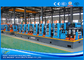 HG114 Dây chuyền sản xuất ống thép màu xanh Carbon Steel Kích thước lớn 100m / Min Mill Speed