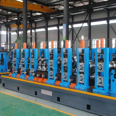 Mỡ tốc độ dây chuyền sản xuất ống thép PLC điều khiển trong nhà ERW Tube Mill 600KW