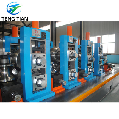 Mẫu máy ống chính xác Thép galvanized Square Tube Mill 3,0mm dày PLC điều khiển chức năng tự động