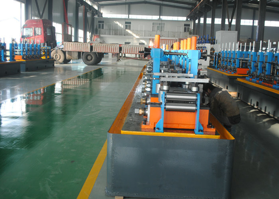 Máy nghiền ống chính xác Máy làm ống thép tần số cao 25-76mm Dia CE Tiêu chuẩn