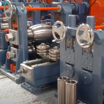 Hồ sơ thép Máy nghiền ống Đóng gói tự động Máy hàn 300 KW