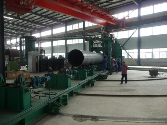 Máy hàn ống tròn có đường hàn thẳng cacbon thấp cán nóng