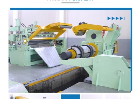 Cnc với điều khiển PLC Máy cắt cuộn thép mạ kẽm