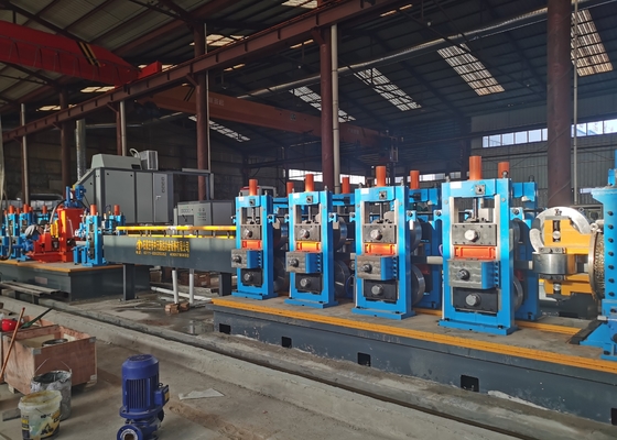 Dây chuyền sản xuất ống thép điện áp trong nhà tốc độ cao 3-8mm 600KW 380v/440v