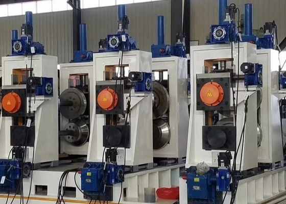 50 X 50 - 100 X 100 mm Đường dây sản xuất ống hàn chính xác cao máy xay ống tự động