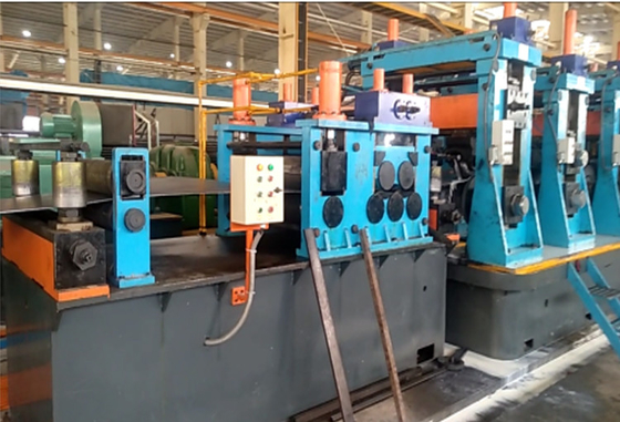Máy nghiền ống mạ kẽm 165mm Điều khiển Plc