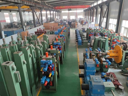 Dia 60 mm Erw Pipe Mill Máy làm ống hàn tròn màu xanh lá cây