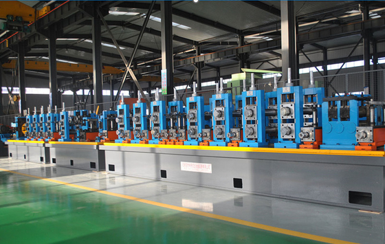 Tốc độ tối đa 120m / phút Nhà máy ống vuông tròn ERW Màu xanh lam