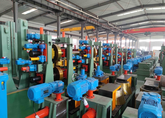 Đường kính máy nghiền ống chính xác 76mm-153mm Tốc độ 60m / phút Ống API lớn màu xanh