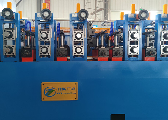 Nhà máy ống hàn tròn bằng thép carbon mạ kẽm tần số cao