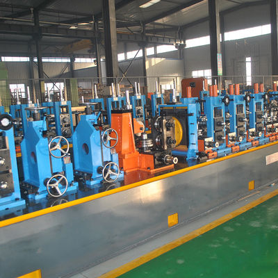 Dòng sản xuất ống 60-140mm ống tròn Cacbon Steel Thiết bị hàn cao tần số ERW làm máy Máy động cơ Đặt nắp Cacbon Steel Tube Mill Machine