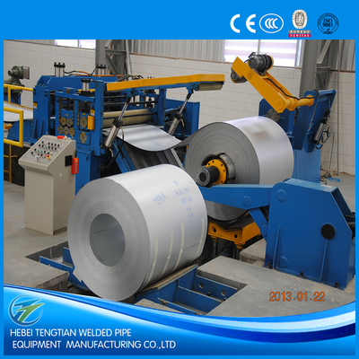 Máy cắt tấm thép kẽm với dao tròn