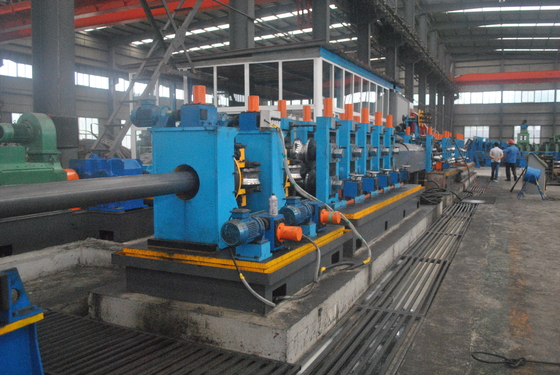 Dây chuyền sản xuất ống thép ERW tự động hoàn toàn HG140 Hình vuông Điều chỉnh Kích thước