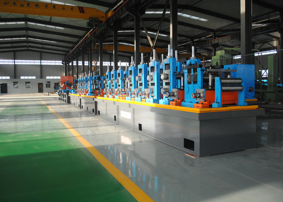 Thép ống thép Erw Line Mill Với Worm Gearing Điều chỉnh