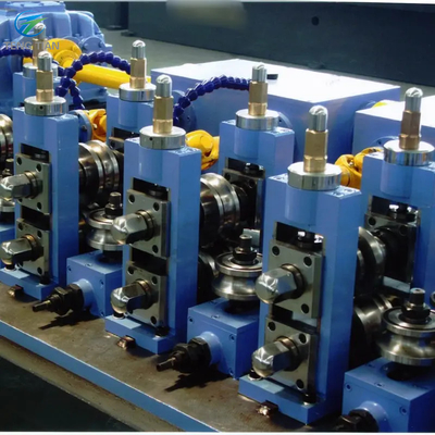 Máy sản xuất ống thép kim loại HG50 với máy mở cuộn nón đơn