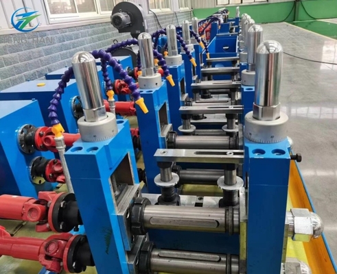 Máy nghiền ống cắt nguội tự động Máy hàn HF 300KW cho ống tròn