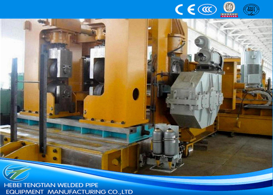 Hot cán Straight Seam hàn ống Mill Đối với vật liệu xây dựng ống tròn màu đen ERW