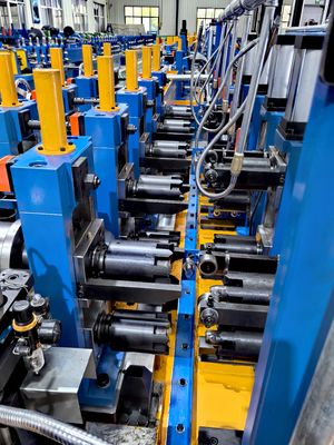 Đường dây sản xuất máy xay ống Thiết bị hàn thép cacbon Máy làm ERW tần số cao Φ114-Φ273 Đường ống hàn chính xác cao