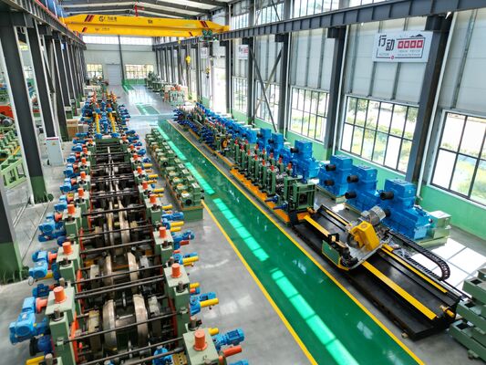 Máy nghiền ống hàn Đường kính 300-508mm Tốc độ 0-25m / phút