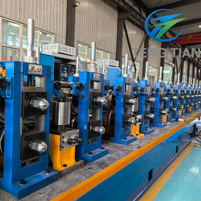 Máy tạo hình ống ERW Máy làm ống thép carbon Nhà máy ống thép Động cơ PLC Máy làm ống hàn tần số cao