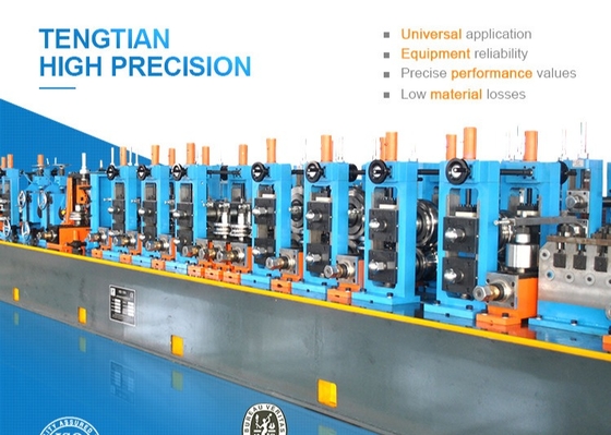 Tốc độ 100m / phút Công suất 350kw Máy ​​ống 4mm Máy nghiền ống vuông