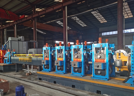 Thép hợp kim thấp 1,5mm Máy ống Erw Quy trình Ống hàn điện
